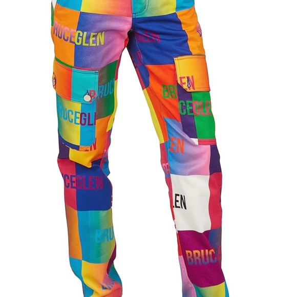BruceGlen Printed Cargo Pant